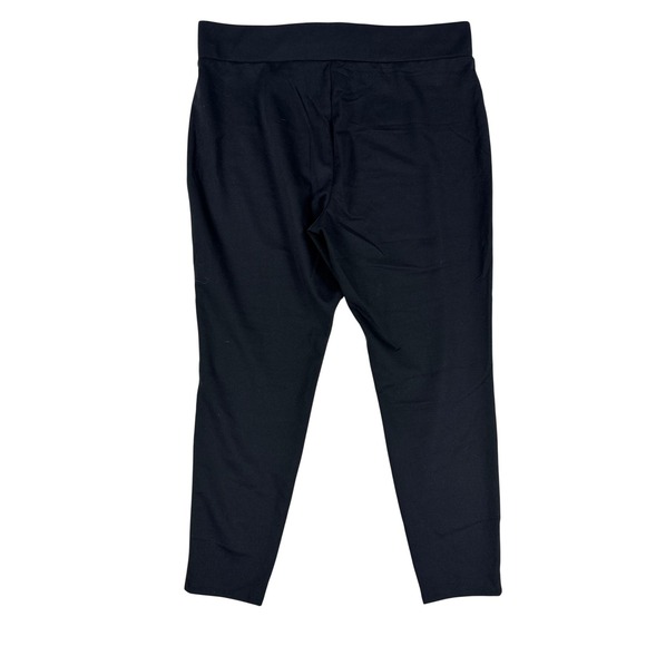 Ruby Rd. Pants - Ruby Rd Womens Black Stretch Pull On Tapered Leg Pants Style 76103 M2 Size L